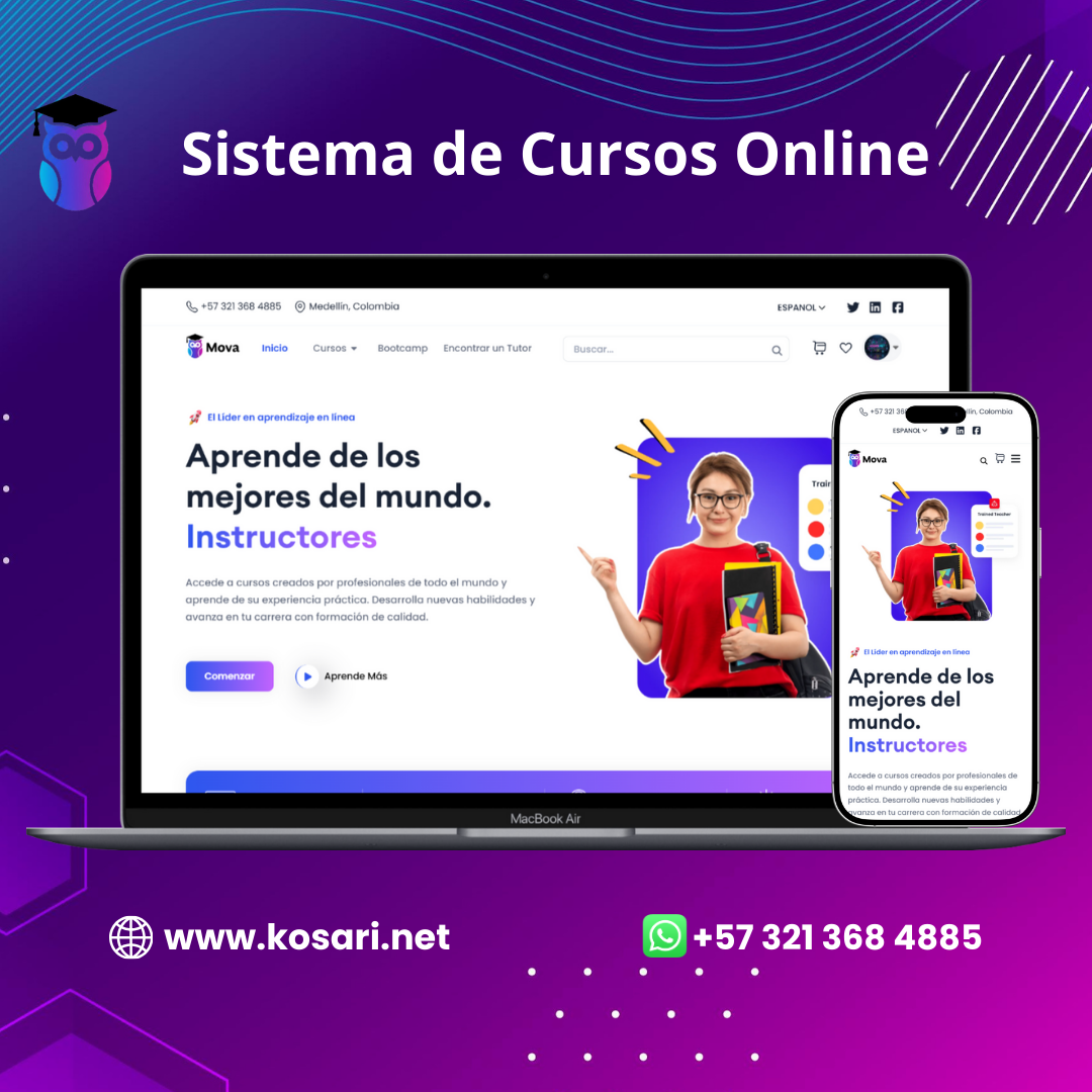 Mova - Sistema de Cursos Online